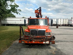 Utility Truck prior to it being restored